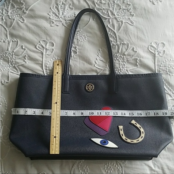 💞Vtg Tory Burch I Love You Tote 💞 - Picture 8 of 11
